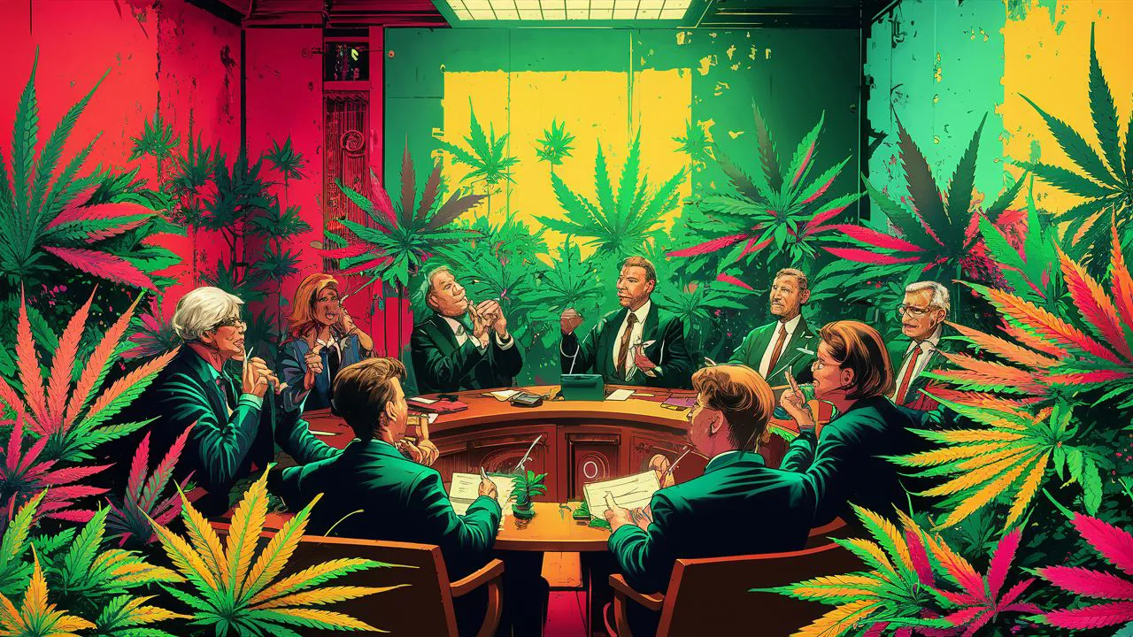 Politiker debattieren zum Thema Cannabis Legalisierung 2024
