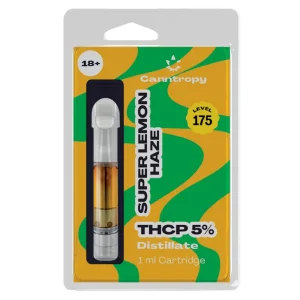 Canntropy THCP Cartridge Super Lemon Haze – 5 % THCP, 90 % CBD, (1 ml)
