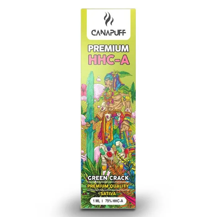 HHCA Vape mit Green Crack Geschmack