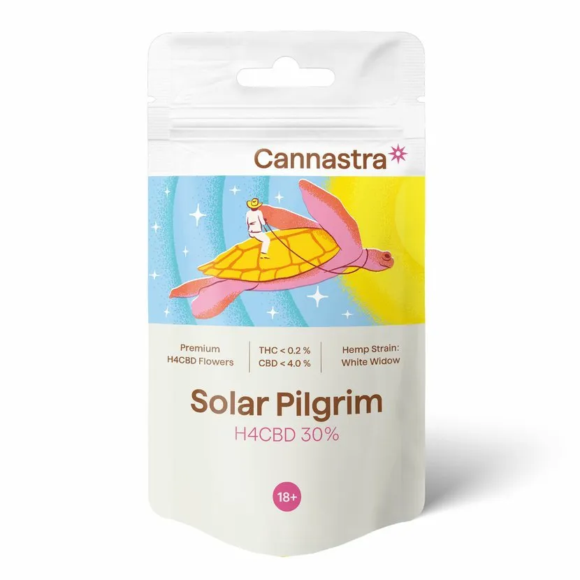 H4CBD Blüten White Widow Verpackung