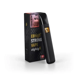 Eighty8 E8High Vape Pen Lychee 96% E8High 1 ml